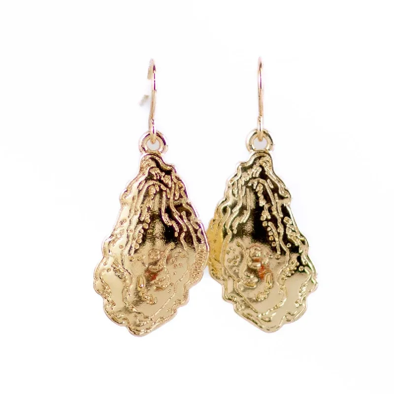 Handmade Earrings for Gifts-Earrings - Oyster Earrings