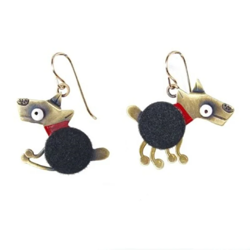 Statement Gold Earrings-Spot Earrings