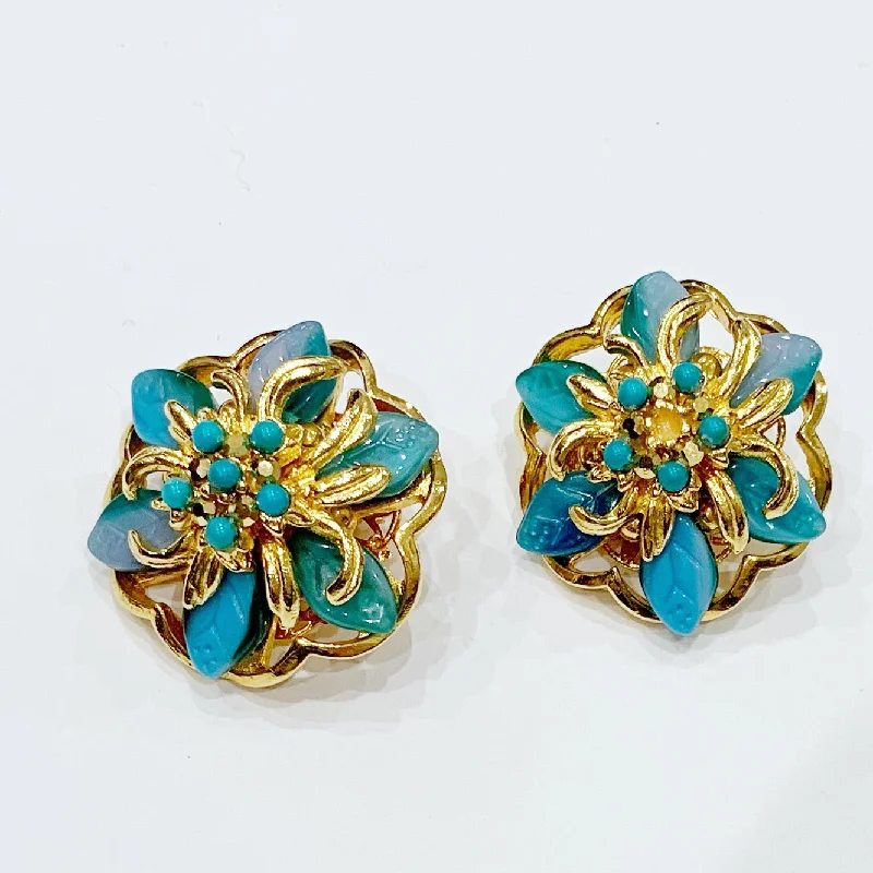 Fashionable Earrings for Teenagers-Estate Collection Jose & Maria Barrera Earrings