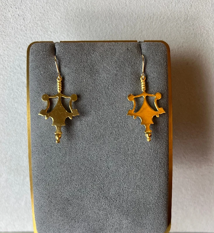 Fashionable Stud Earrings for Women-Earrings - Harper in Polished Gold