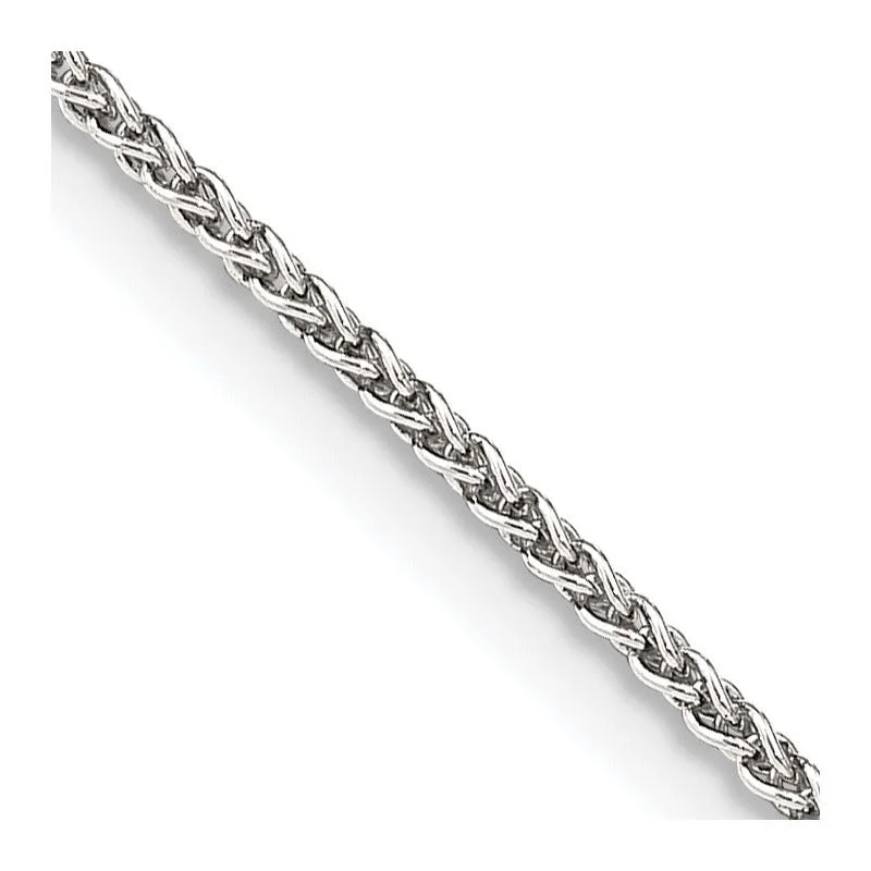 Trendy Bracelet for Daily Fashion-Sterling Silver 1.5mm wtih 2 inch ext. Round Spiga Chain Bracelet