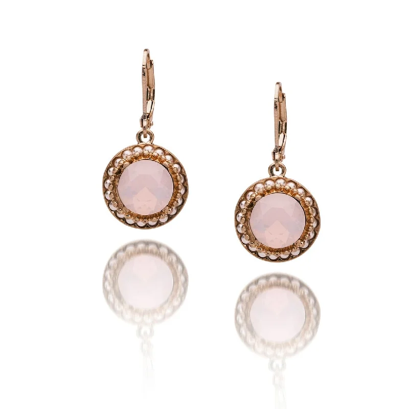 Beautiful Drop Earrings for Elegant Look-Regency vintage crystal drop earrings : Short drop earrings