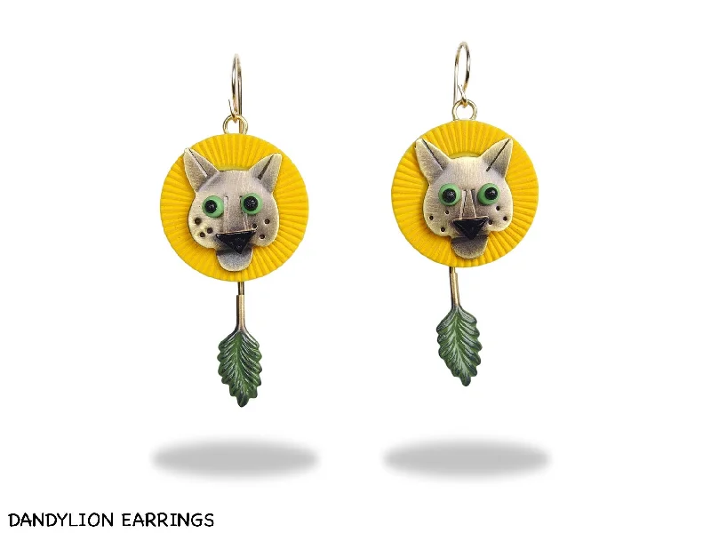 Fashion Earrings for Casual Wear-Dandylion Earrings