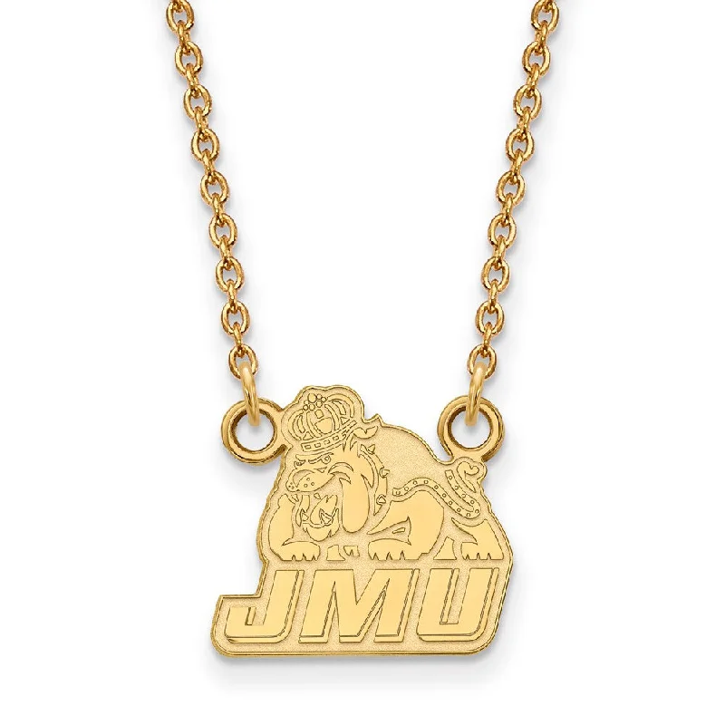 Multi-layer Necklace for Fashion-10k Yellow Gold James Madison U Small Pendant Necklace