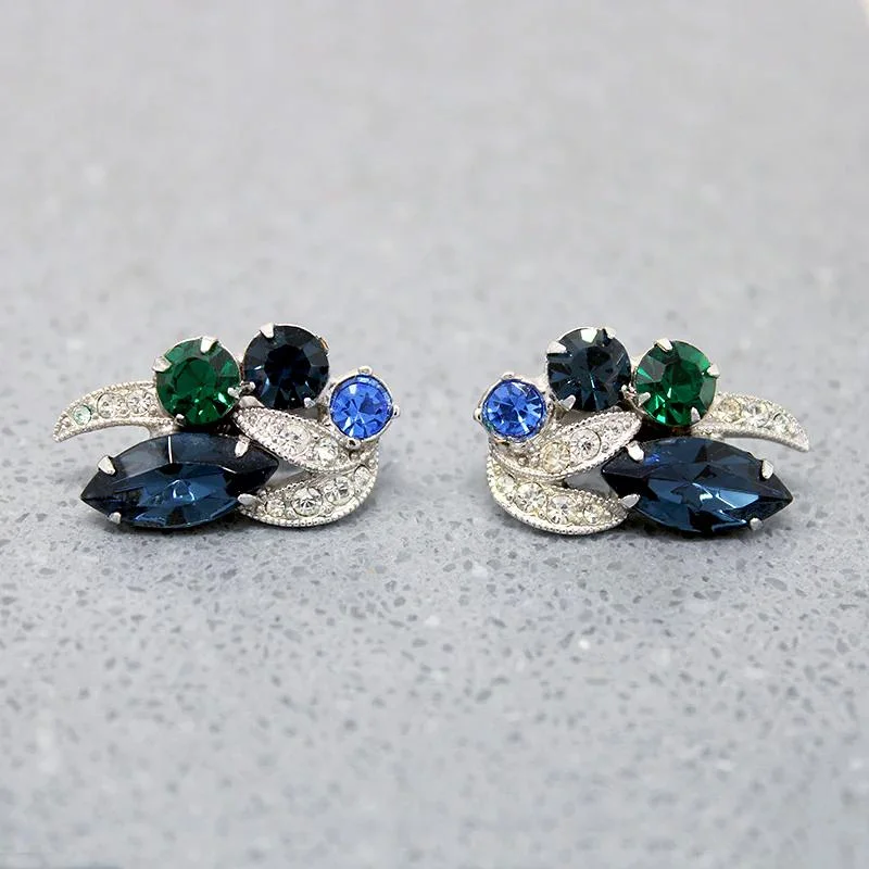 Butterfly Earrings for Girls-Glamorous Rhinestone & Crystal Earrings by Eisenberg