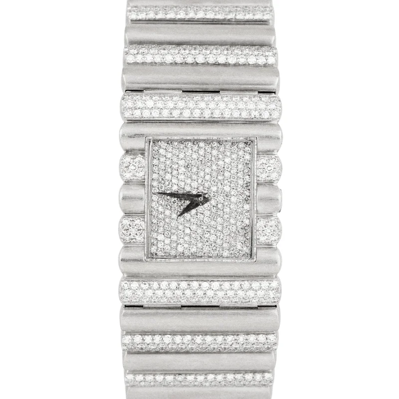 Elegant Watches for Evening Wear-Vacheron VC Constantin FACTORY DIAMOND White Gold Automatic Watch