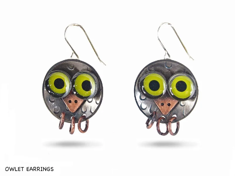 Fashionable Earrings for Teenagers-Owlet Earrings