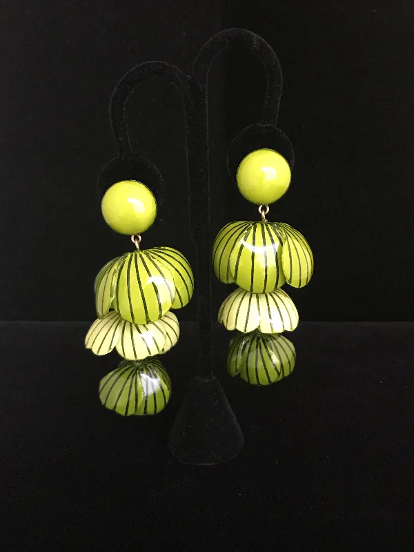 Vintage Drop Earrings for Women-French Resin Dangling Tier Earrings