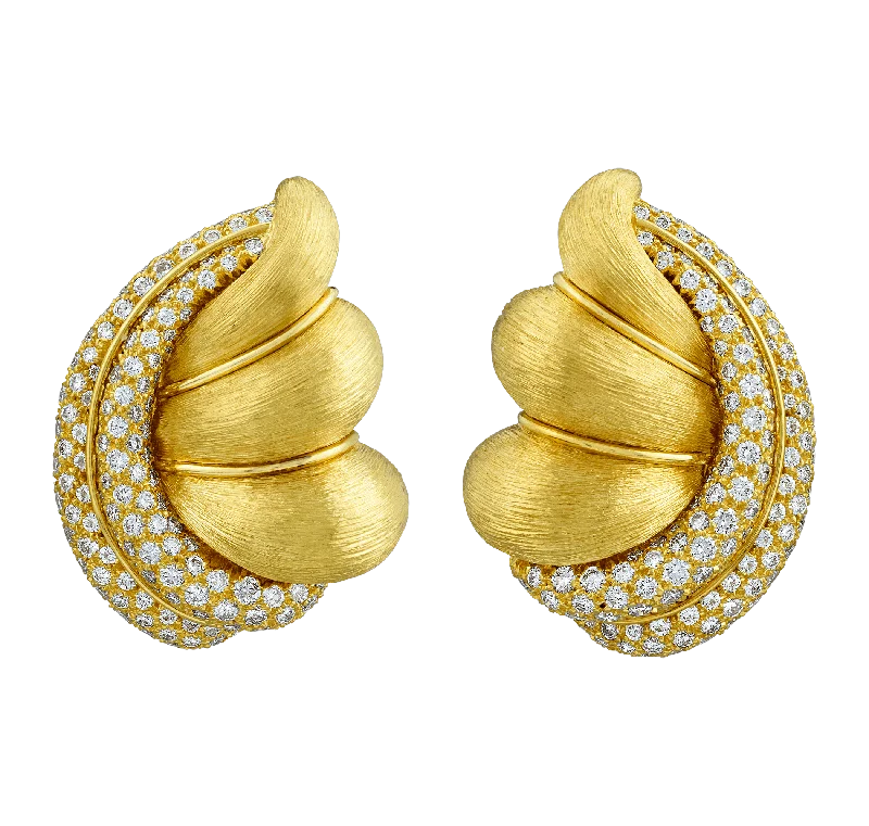 Silver Earrings for Women with Sensitive Skin-Henry Dunay Gold and Diamond Earrings