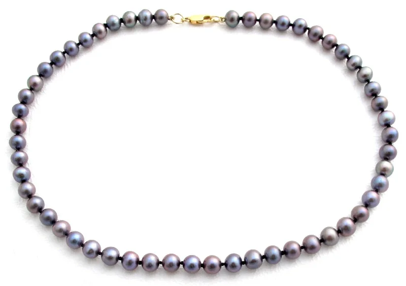 Pearl Necklace for Brides-Tahitian Pearl Collar Necklace