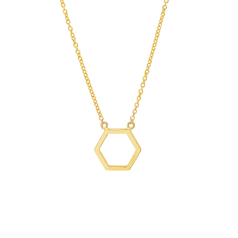 Rainbow Necklace for Festivals-Geometric Gold Necklace